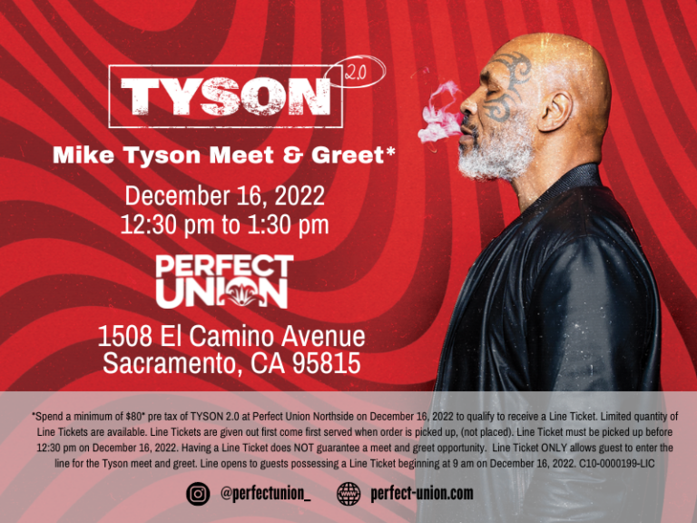 Mike Tyson Meet and Greet at Perfect Union Northside Sacramento