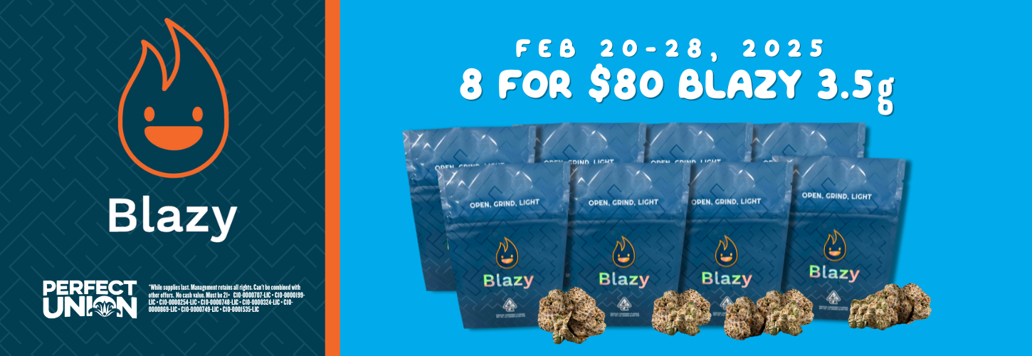 30% Off Blazy at Perfect Union February 20 to 28 2025