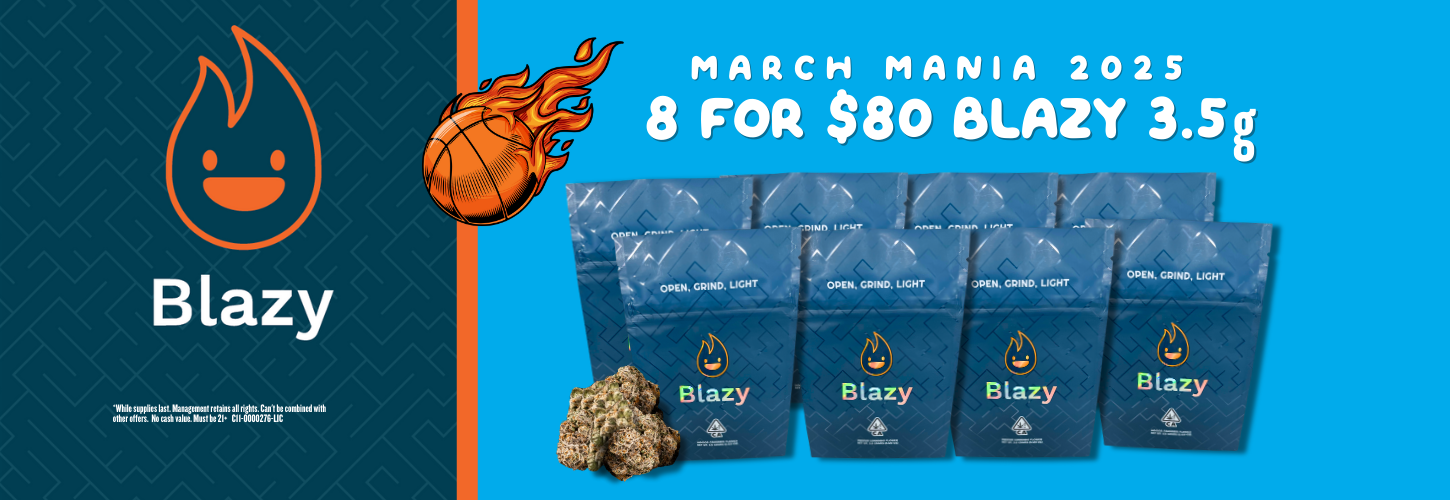 8 for $80 Blazy 3.5g at Perfect Union March Mania 2025