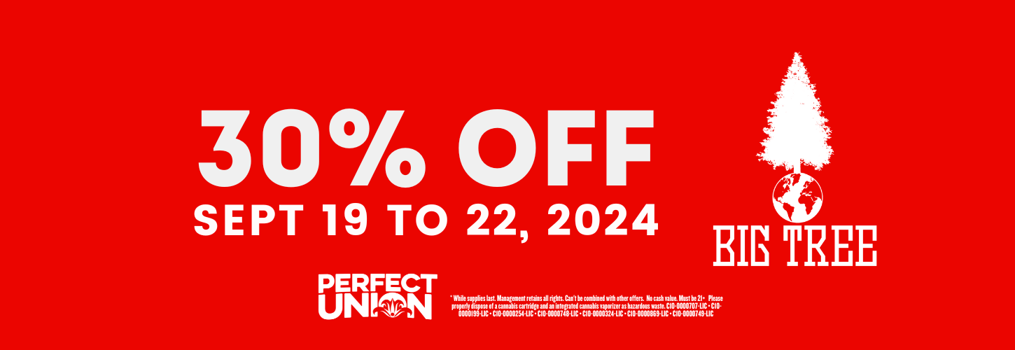 Perfect Union Big Tree 30% Off 09.19 to 09.22.2024