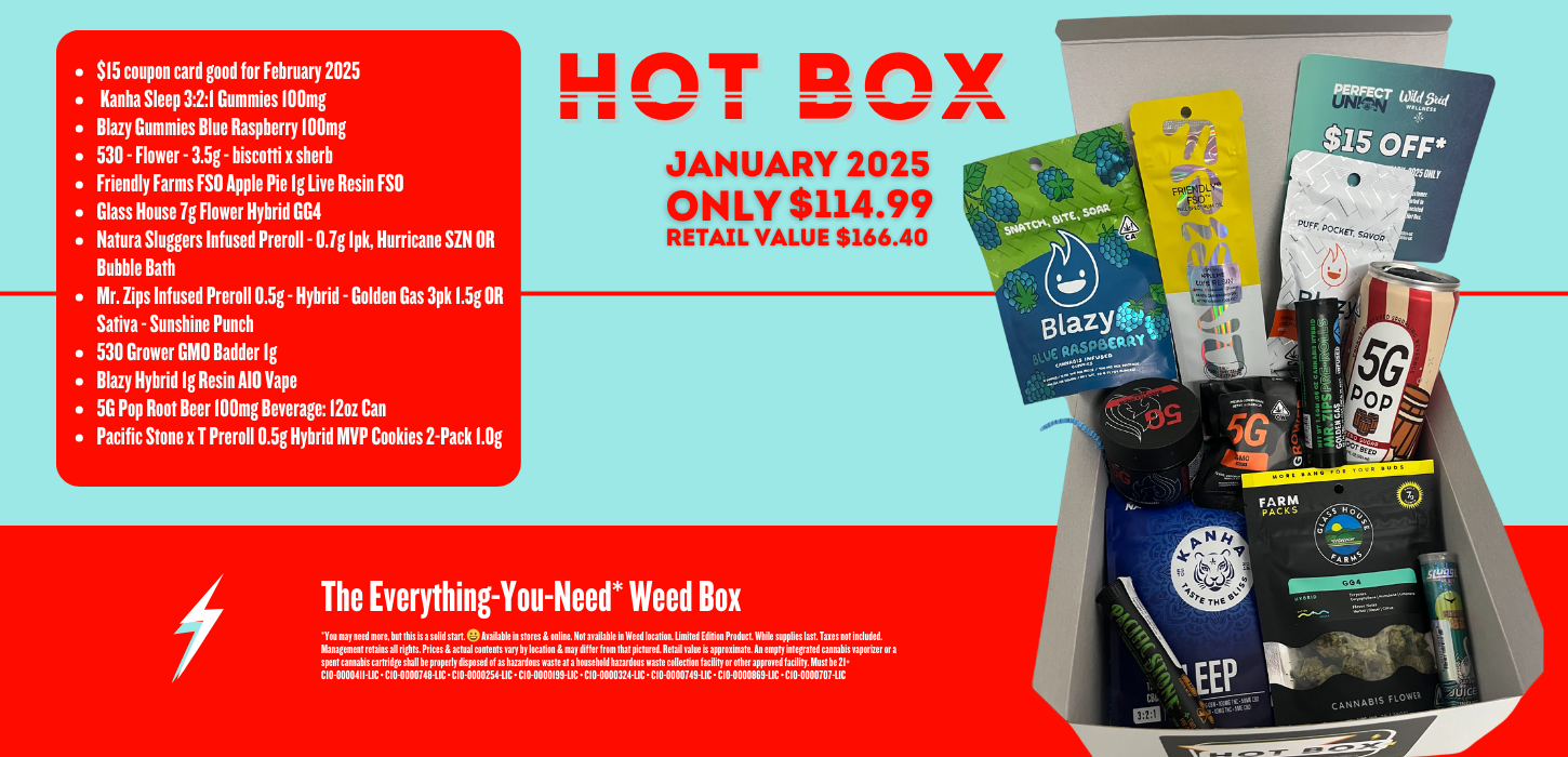 Turlock and Shasta Lake Perfect Union January 2025 Hot Box Poster